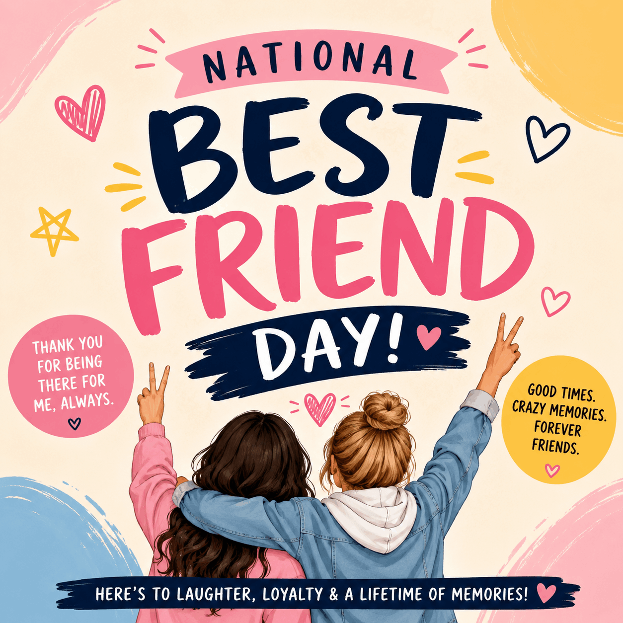 National best friend day celebration